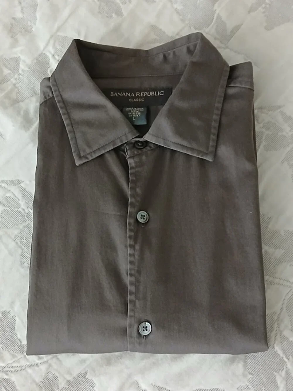 Banana Republic 100% Cotton Men's Shirt - size L